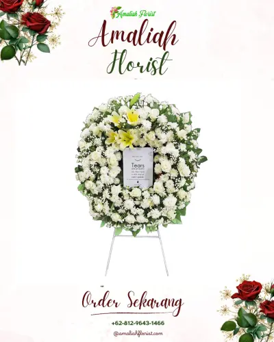 Krans Bunga Duka Cita di Kebandaran