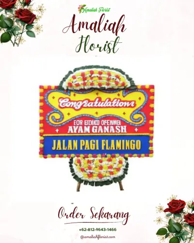 Bunga Papan Congratulation di Kebandaran